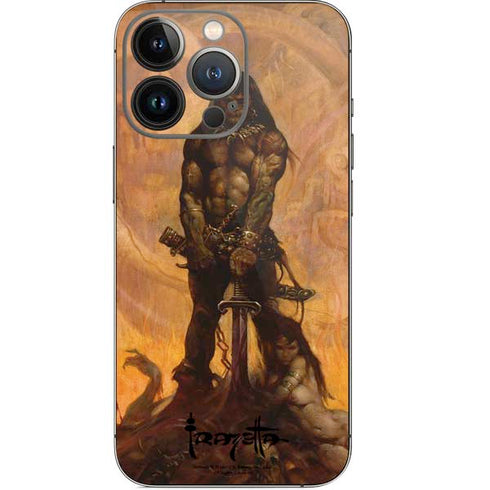 Frazetta Barbarian iPhone 14 Pro Skin